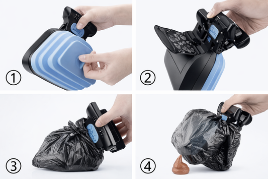 Foldable Dog Pet Travel Poop Scoop